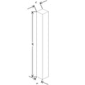 Fabuwood Quest Metro Mist 4" W X 36" H X 4" D Square Post