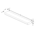 Fabuwood Illume Catalina Nocce 1 96" W X 3/4" H X 1 1/2" D Starter Molding