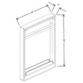 Fabuwood Allure Galaxy Claystone 3" W Towel Bar Pullout Bf3 W/Soft Close Bb Slides