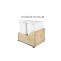 Fabuwood Allure Galaxy Biscuit 18" W Trash Can Door/Drawer W/Blum Slides