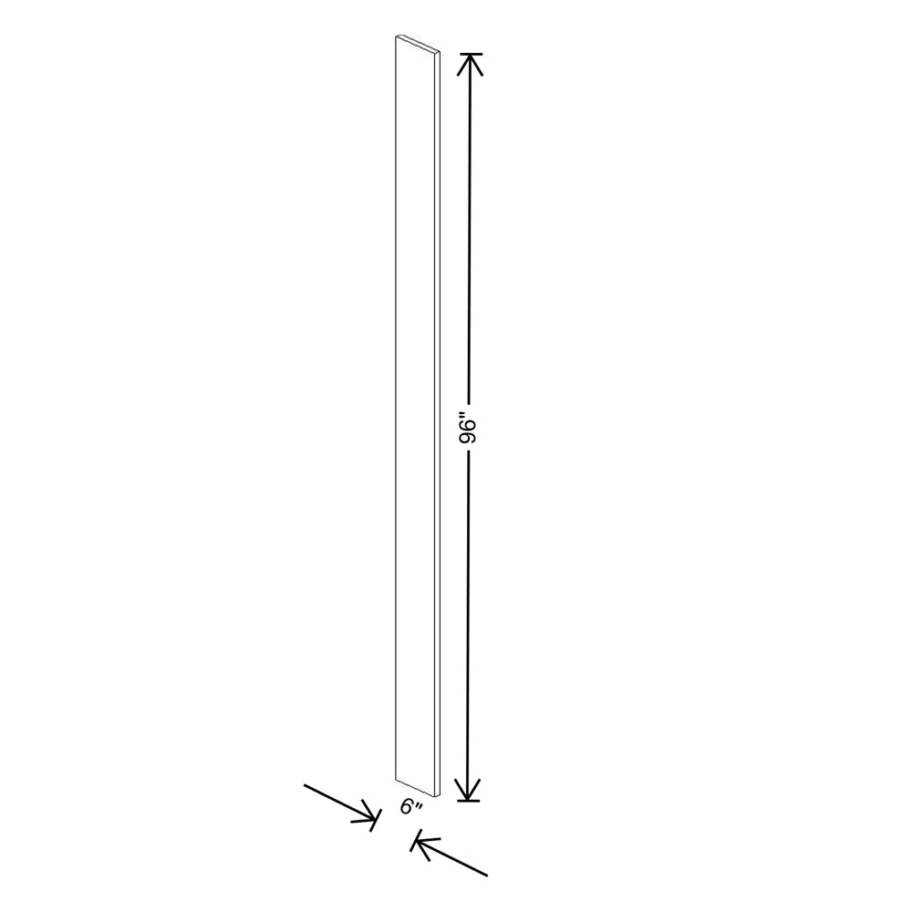 Fabuwood Illume Catalina Woodline 4 6" W X 96" H Tall Filler