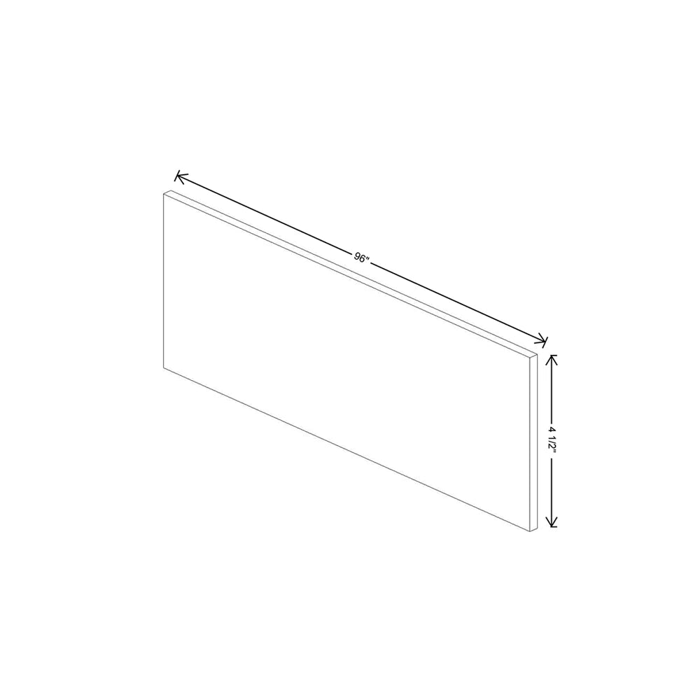 Fabuwood Illume Catalina Verde Salvia 96" W x 4 1/2" H x 1/4" D Toe Kick