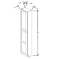 Fabuwood Allure Galaxy Elderberry 18" W X 96" H X 12" D Tall Pantry Cabinet