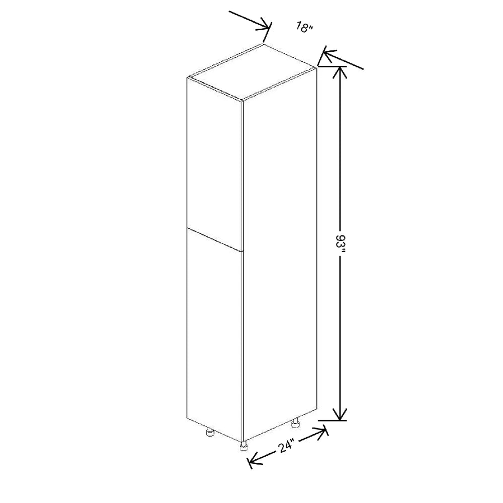 Fabuwood Ovela Catalina Woodline 3 18" W X 93" H X 24" D Tall Pantry Cabinet