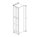 Fabuwood Allure Galaxy Biscuit 24" W X 93" H X 24" D Tall Pantry Cabinet