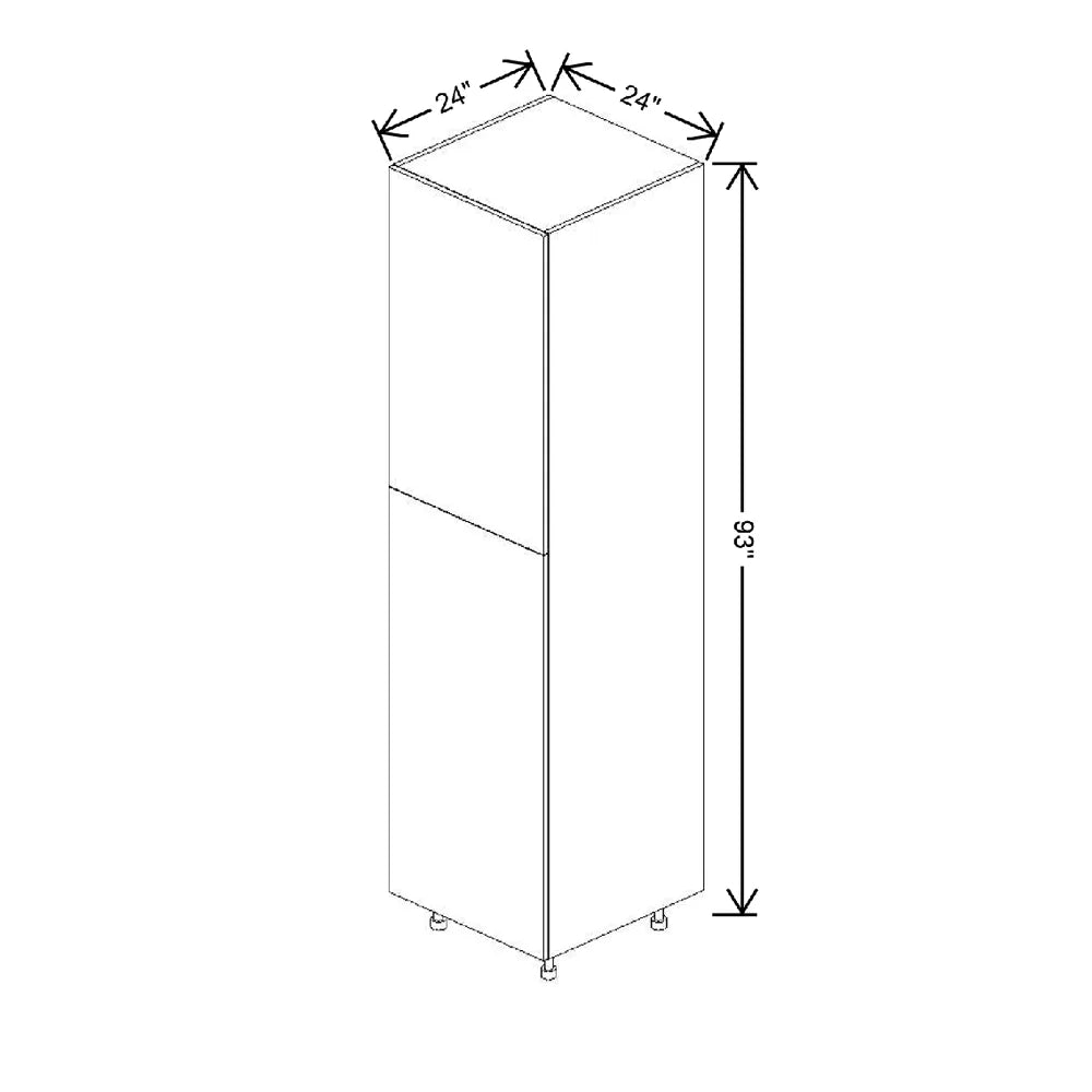 Fabuwood Ovela Catalina Woodline 3 24" W X 93" H X 24" D Single Door Tall Pantry Cabinet