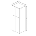 Fabuwood Illume Catalina Ida 1 30" W X 84" H X 24" D Double Door Pantry Cabinet