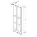Fabuwood Allure Galaxy Seaside Pine 36" W X 93" H X 12" D Tall Pantry Cabinet