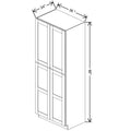 Fabuwood Allure Galaxy Seaside Pine 36" W X 96" H X 24" D Tall Pantry Cabinet