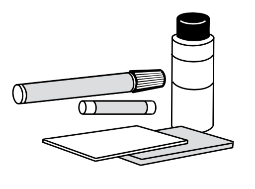 TOUCHUPKIT - Assembled Smoky Gray Double Shaker - Accessory - TOUCH UP KIT - 2" x 8" x 3/4"