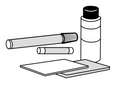 TOUCHUPKIT - RTA Sage Green Shaker - Accessory - TOUCH UP KIT - 2" x 8" x 3/4"