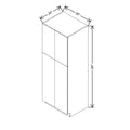 CNC Classic Broadway Nimbus 30" W X 24" D X 84" H Double Door Utility Cabinet