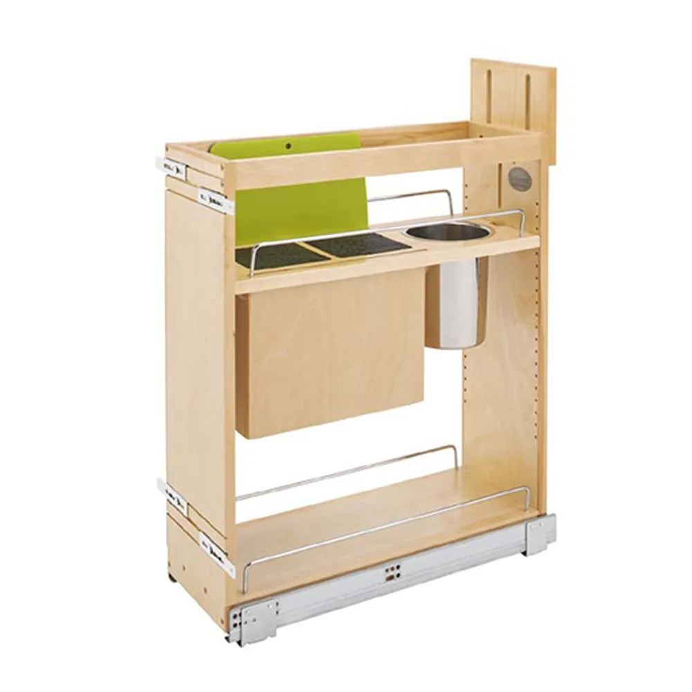 Fabuwood Allure Fusion Hunter Green 12" W Utensil and Knife Block Pullout for B12FD