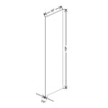 CNC Concord Elegant Ocean 3/4" W X 108" H X 30" D Refrigerator End Panel