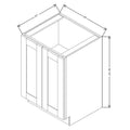 Fabuwood Allure Galaxy Elderberry 24" W X 34 1/2" H X 21" D Full Height Single Door Cabinet