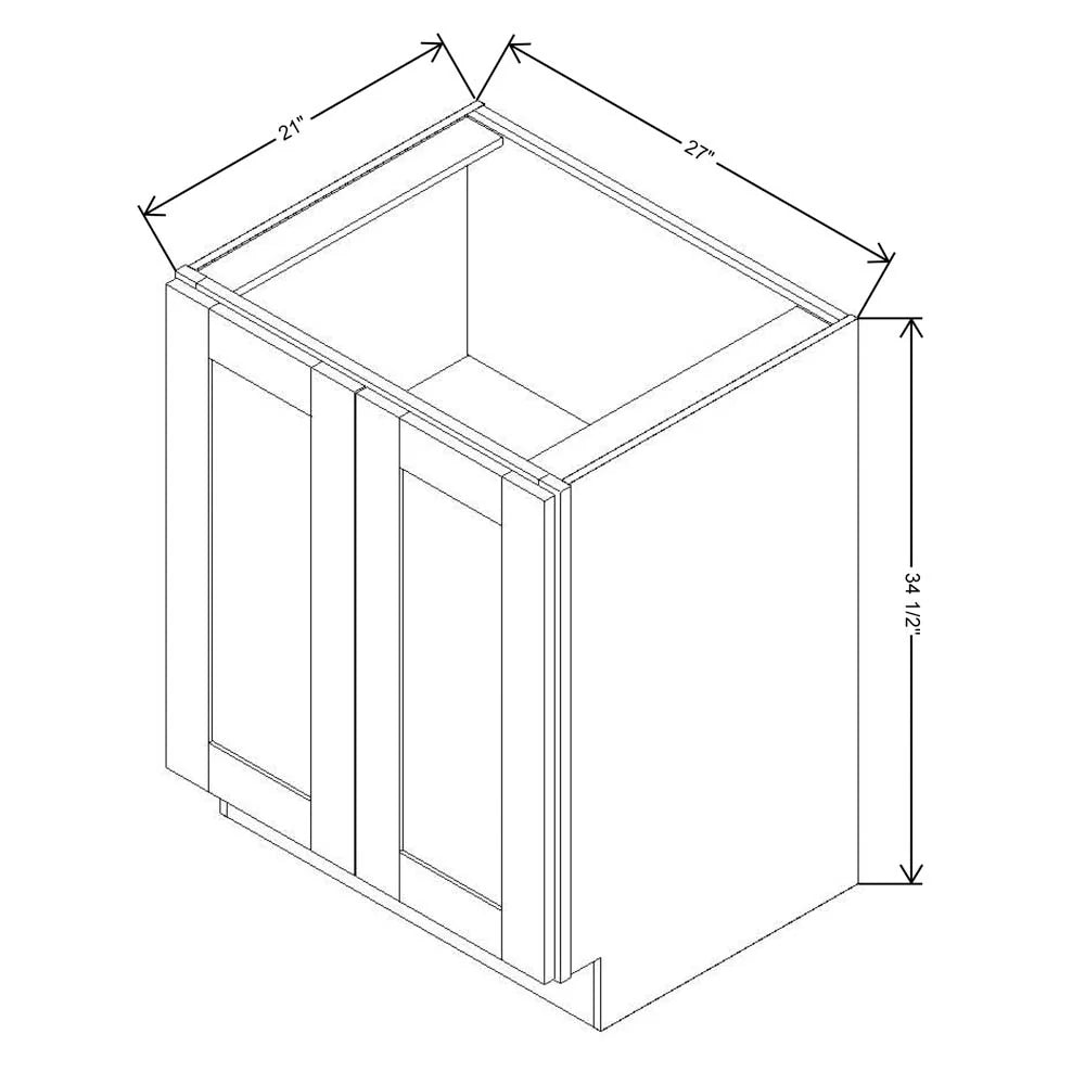 Fabuwood Allure Galaxy Cobblestone 27" W X 34 1/2" H X 21" D Full Height Single Door Cabinet