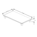 Fabuwood Allure Luna Natural Oak 42 3/8" W X 5" H X 22 1/8" D Vera Platform With Cove Feet For V42