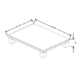 Fabuwood Allure Galaxy Elderberry 30 3/8" W X 5" H X 22 1/8" D Vera Platform With Taper Feet For V30
