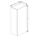Fabuwood Illume Catalina Muratti 1 09" W X 30" H X 13" D Single Door Wall Cabinet