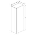 Fabuwood Illume Tuscany Nocce 1 09" W x 36" H x 13" D Single Door Wall Cabinet