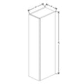 Fabuwood Illume Tuscany Cashmere 09" W x 42" H x 13" D Single Door Wall Cabinet
