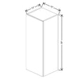 Fabuwood Illume Tuscany Blanco 15" W X 39" H X 12" D  Single Door Wall Cabinet