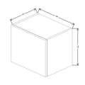Fabuwood Illume Tuscany Ida 1 18" W x 15" H x 13" D Lift Up Wall Cabinet