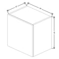 Fabuwood Illume Catalina Como Ash 2 18" W x 18" H x 13" D Lift Up Wall Cabinet