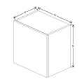 CNC Concord Sydney White 18" W X 18" H Single Door Wall Cabinet