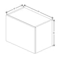 CNC Classic Broadway Nimbus 21" W X 15" H Single Door Wall Cabinet