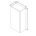 CNC Classic Milano Dune 21" W X 42" H Single Door Wall Cabinet