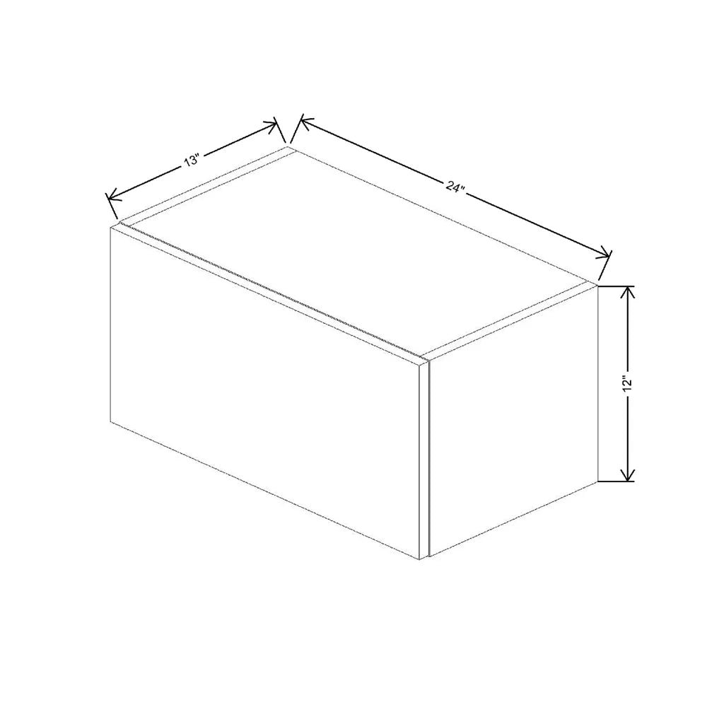 Fabuwood Ovela Catalina Verde Salvia 24" W x 12" H x 13" D Lift Up Wall Cabinet