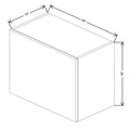Fabuwood Illume Catalina Como Ash 2 24" W x 18" H x 13" D Lift Up Wall Cabinet