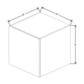 Fabuwood Illume Tuscany Como Ash 1 24" W x 24" H x 24" D Double Door Wall Cabinet