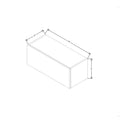 CNC Classic Broadway Silk 30" W X 12" H Horizontal Wall Cabinet