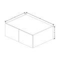 CNC Classic Milano Mirage 33" W X 12" H X 24" D Double Door Wall Cabinet