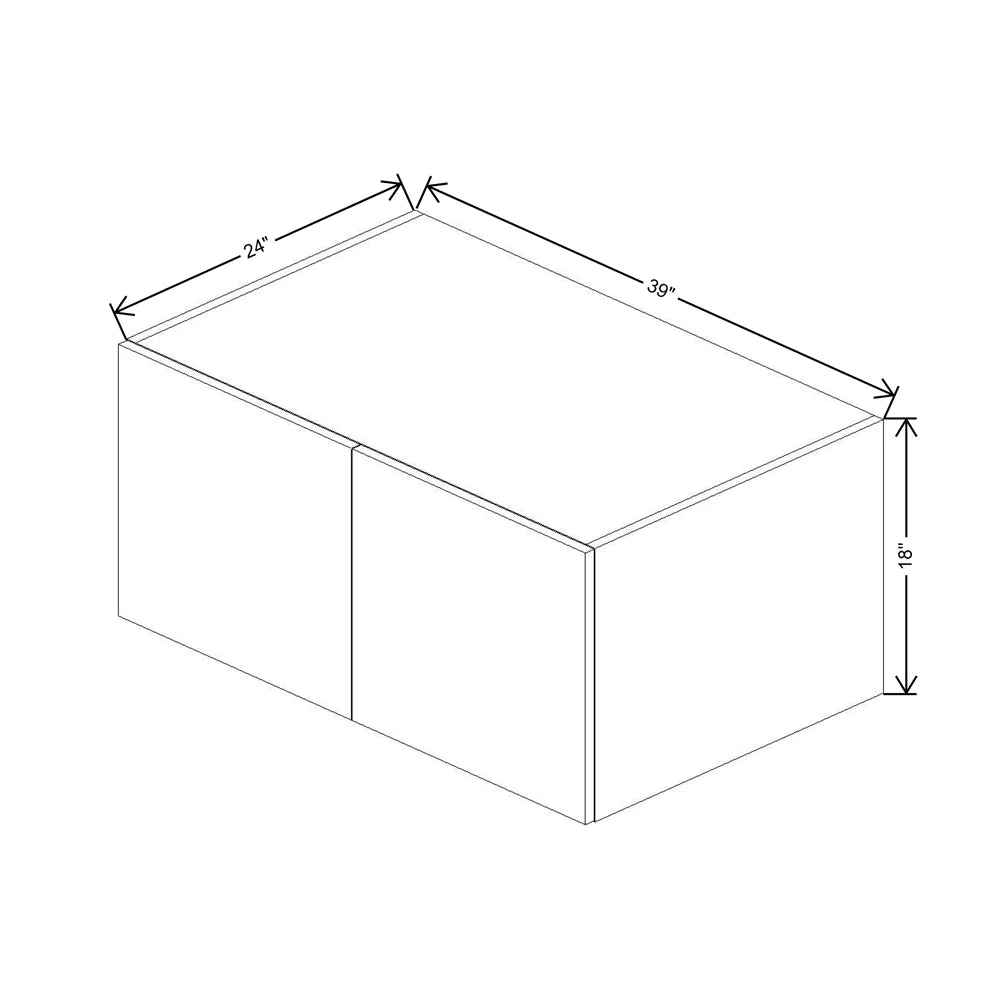 CNC Classic Milano Seaside 18" W X 30" H Aluminum Frame Glass Door Cabinet - Vertical