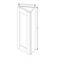 Fabuwood Allure Galaxy Natural Oak 12" W X 30" H X 12" D Wall End Cabinet