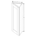 Fabuwood Allure Galaxy Biscuit 12" W X 36" H X 12" D Wall End Cabinet