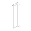 CNC Concord Richmond White 12" W X 42" H Decorative End