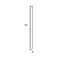 WF330 - Assembled Smoky Gray Double Shaker - Filler - 3/4" thick 3" wide 30" tall