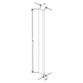 Fabuwood Allure Galaxy Mocha 3" W X 30" H Wall Filler