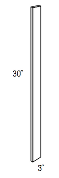 WF330 - RTA Charlton Raised Panel - Filler - 3/4" thick 3" wide 30" tall