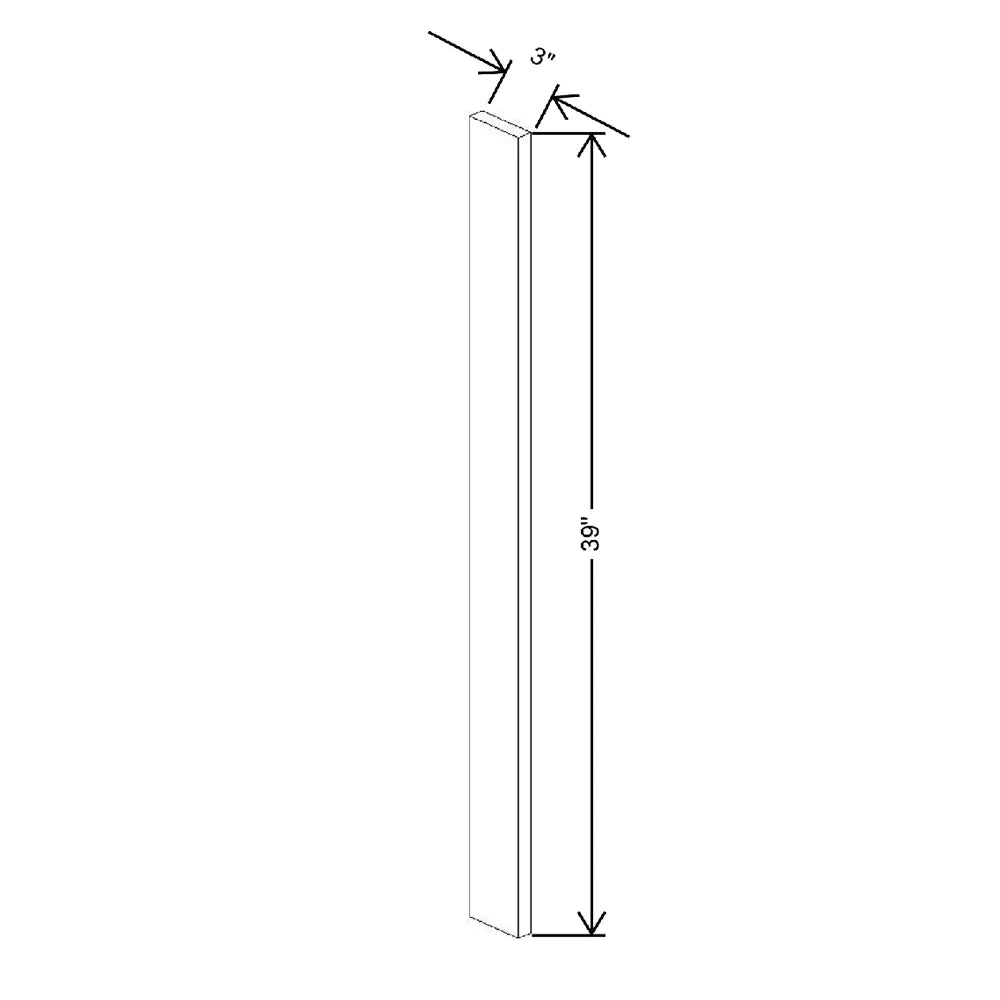 Fabuwood Ovela Tuscany Nocce 3 3" W X 39" H Wall Filler