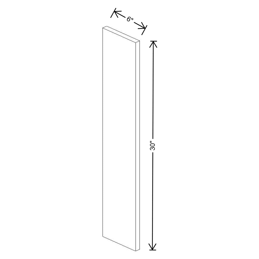 Fabuwood Ovela Catalina Woodline 3 6" W X 30" H Wall Filler
