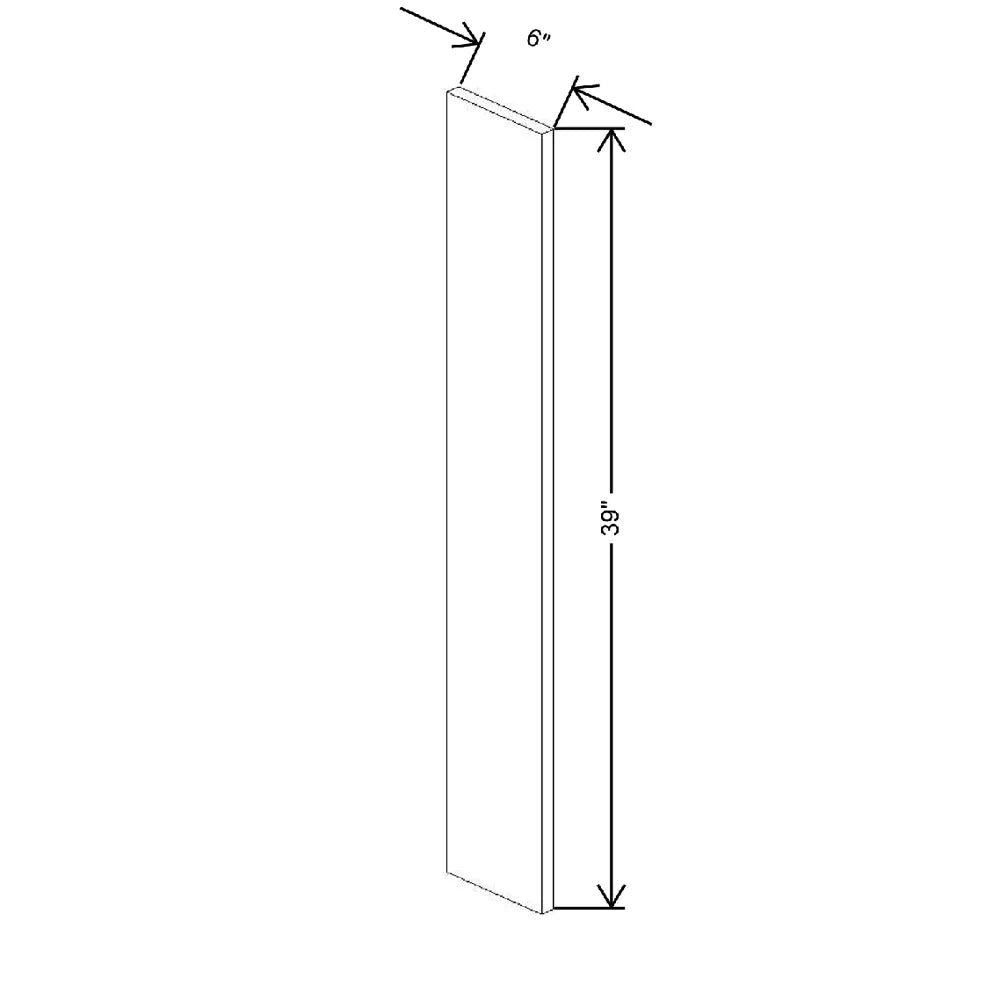 Fabuwood Ovela Tuscany Nocce 3 6" W X 39" H Wall Filler