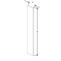 Fabuwood Illume Catalina Blanco 6" W X 39" H Wall Filler