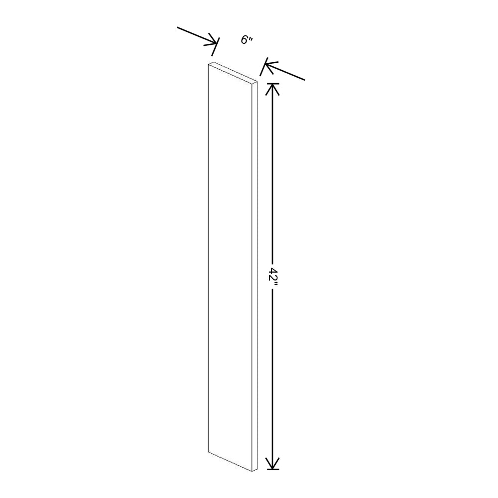 Fabuwood Ovela Catalina Rosales 2 6" W X 42" H Wall Filler
