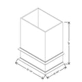 CNC Concord Park Avenue Ocean 30" W Boxed Wood Hood