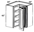 WLS2442 - Assembled Toffee Shaker - WALL CABINET EASY REACH - 24" X 24" X 42" X 12"